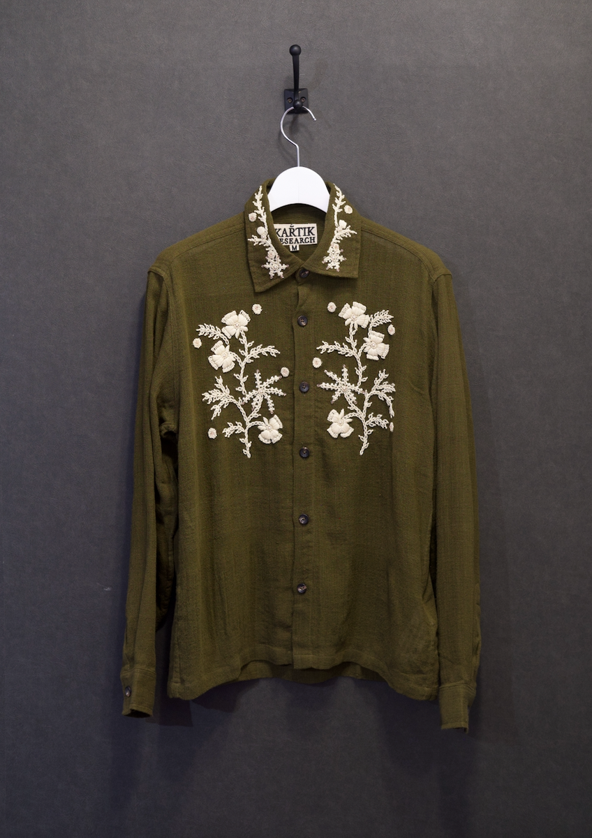 kartik research 24AW オープンカラーシルクシャツ Western Shirt | KARTIK RESEARCH – SHINYAKOZUKA