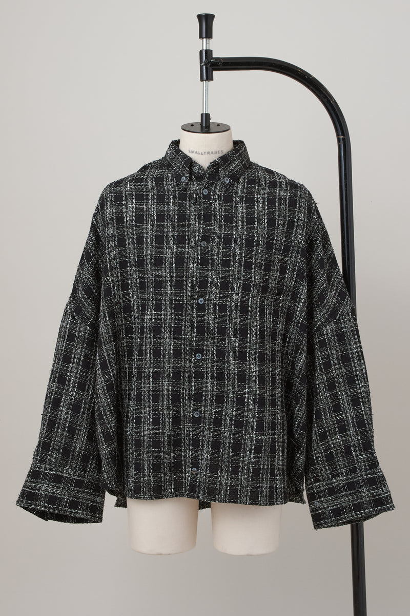 トップス shinya kozuka giant shirt 23AW SHINYAKOZUKA [ GIANT SHIRT ] BLACK | ロイド・エフダブリュー