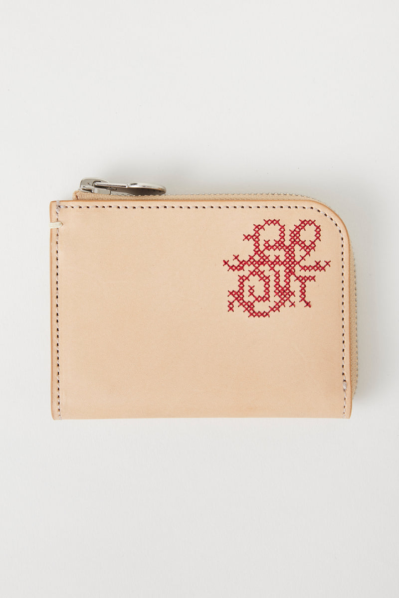 L ZIP FASTNER WITH TSUCHIYA KABAN WITH EMBROIDERING – SHINYAKOZUKA