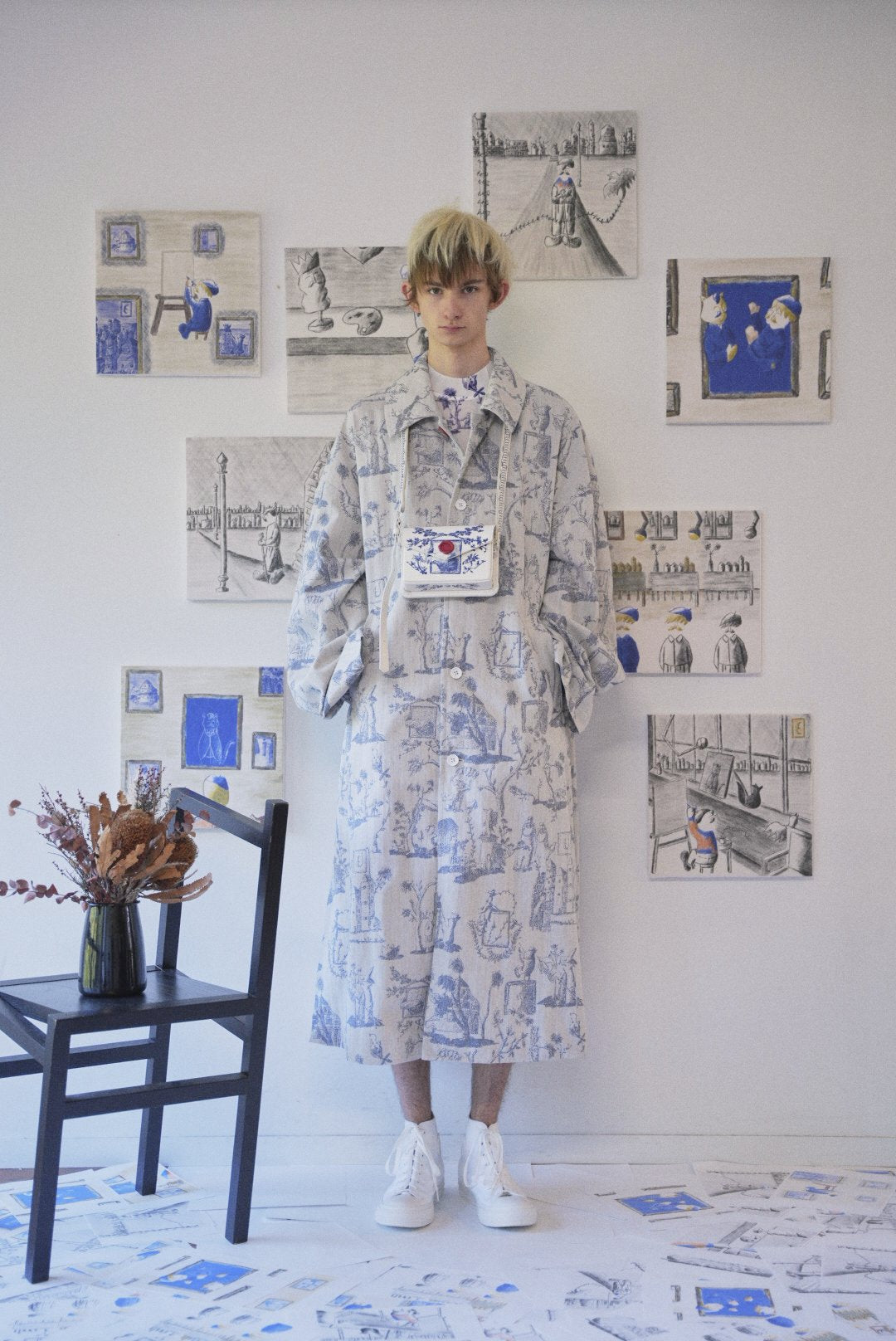 トップス SHINYAKOZUKA 23SS ANGEL LACE KNIT SHINYAKOZUKA（シンヤコズカ）のANGEL LACE KNIT（ニット）の