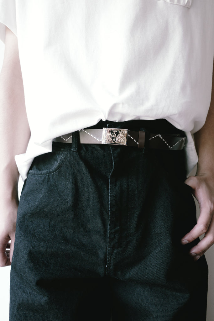 picturesque ojisan belt with embroidery – SHINYAKOZUKA