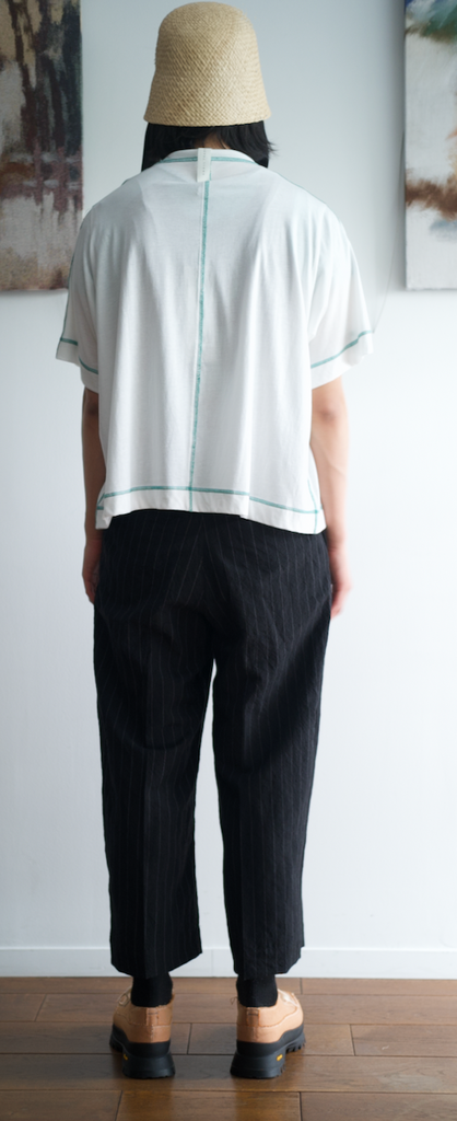 SHINYAKOZUKA】REVERSE TEE WITH DRAWING-