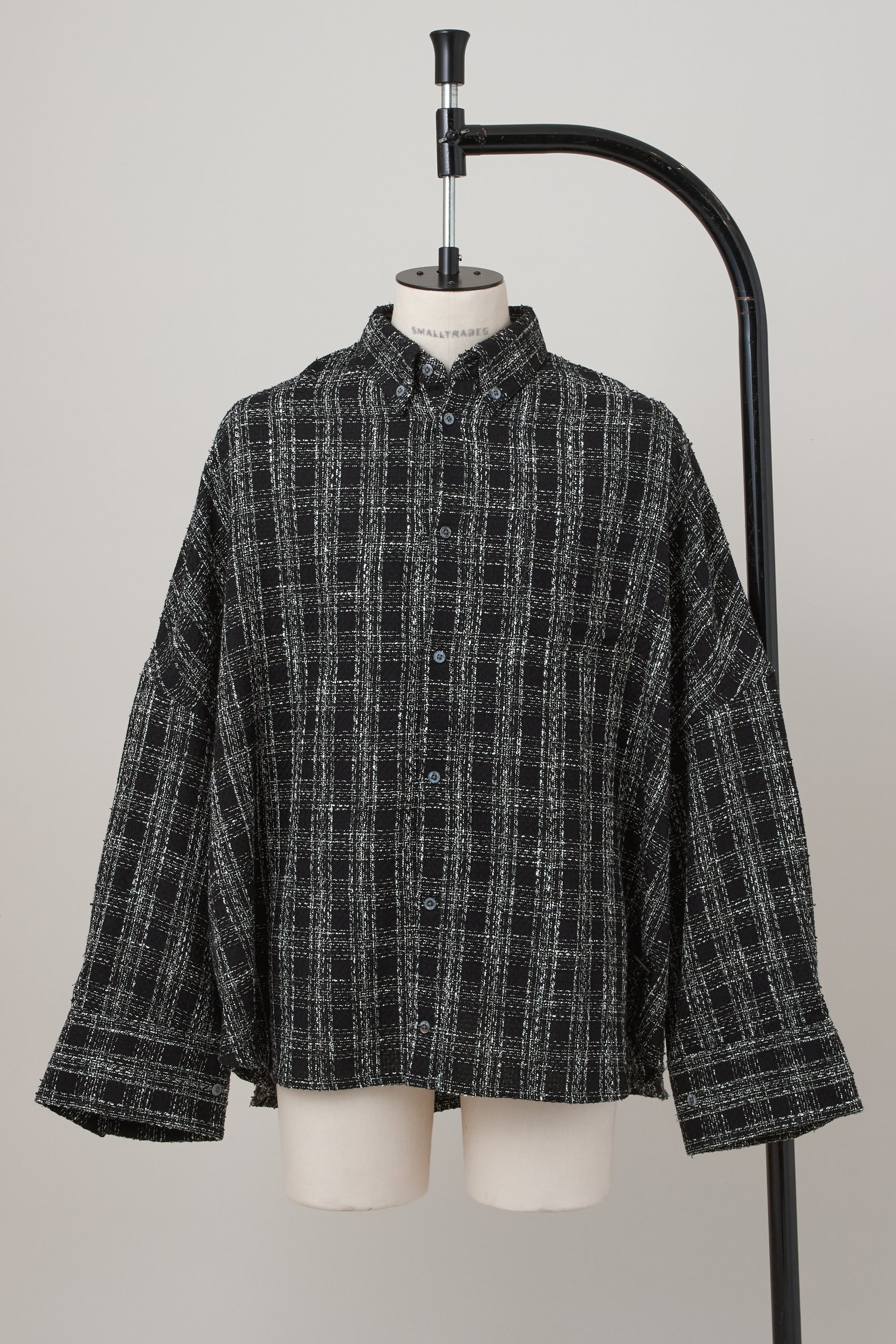 トップス SHINYAKOZUKA \"S/S SHIRT AS CANVAS\" SHINYAKOZUKA(シンヤコヅカ)のS/S SHIRT AS CANVAS BLACK(シャツ