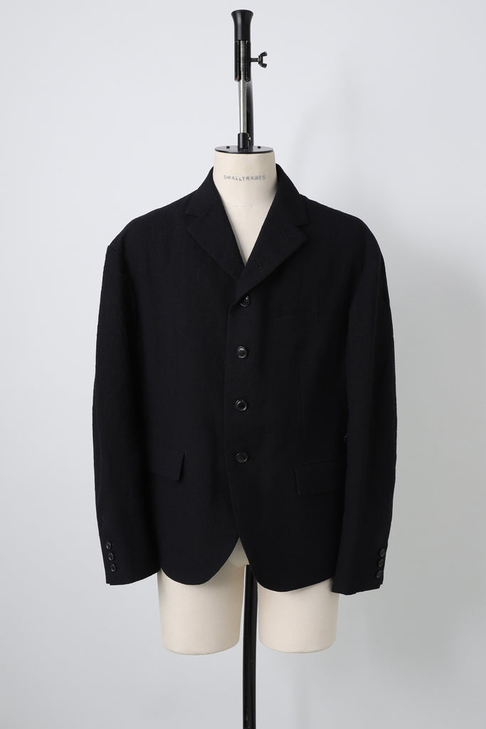 ジャケット・アウター SHINYA KOZUKA Long zip Coat cotton Black OUTERWEAR – SHINYAKOZUKA