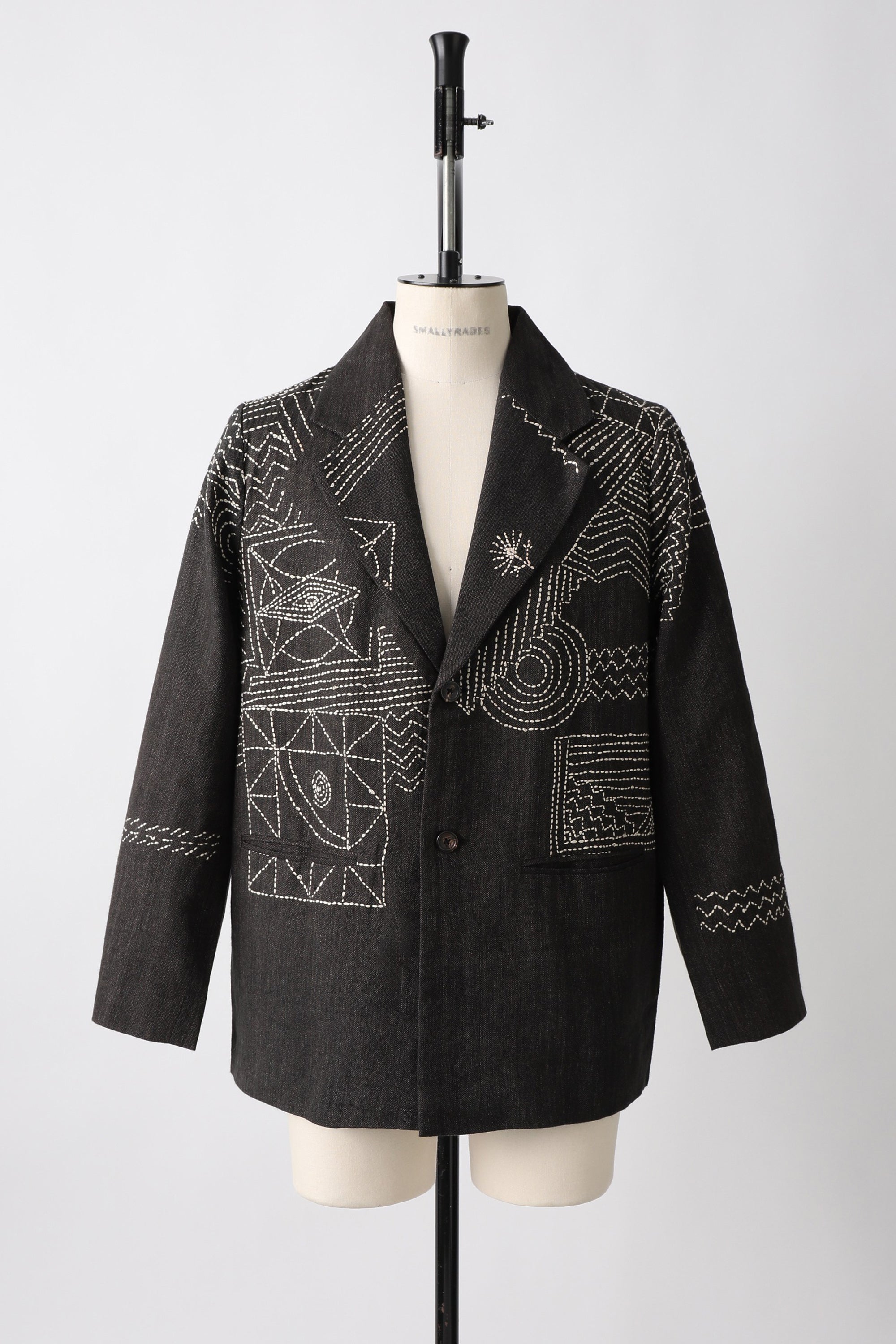 【新品未使用】Kartik Research/カルティック リサーチ　ジャケット KARTIK RESEARCH(カーティックリサーチ) 刺繍ジャケット オフホワイト