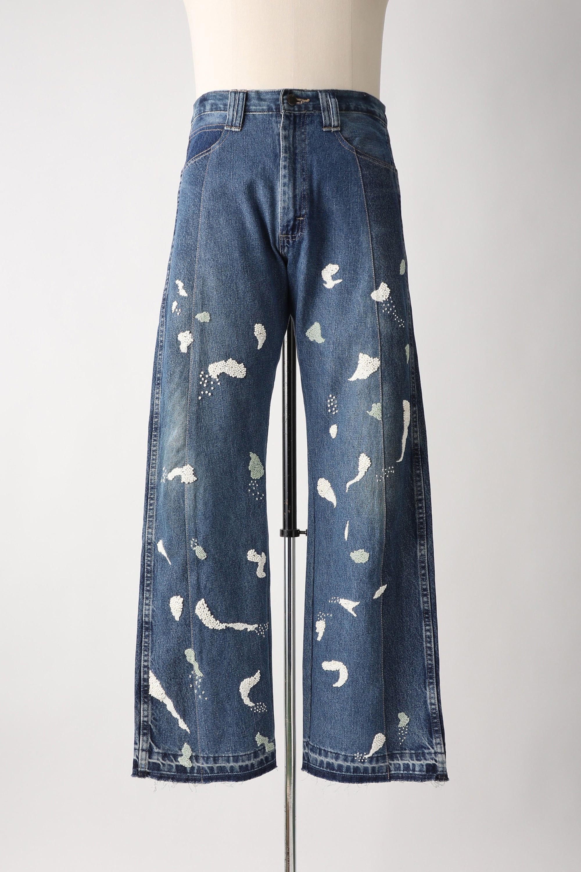 Paint Splatter Denim Pant | Kartik Research – SHINYAKOZUKA