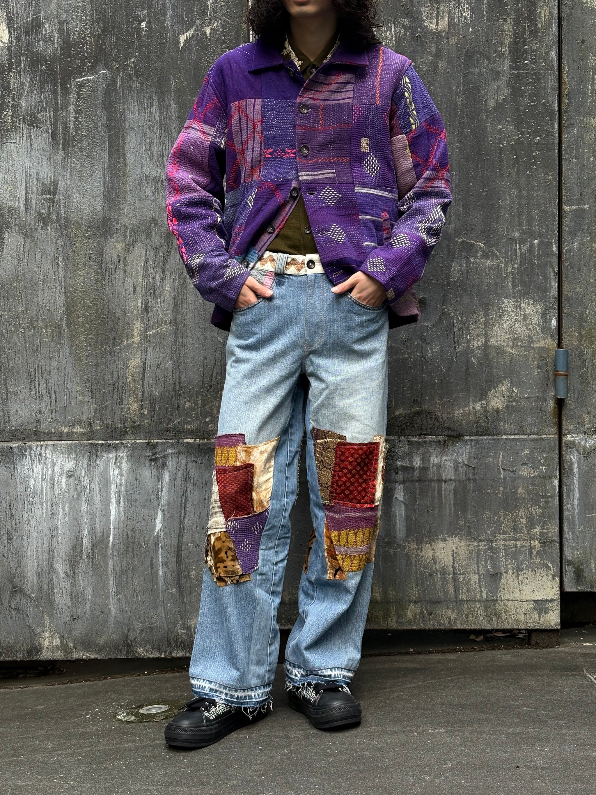 Vintage Kantha Patchwork Jacket | KARTIK RESEARCH – SHINYAKOZUKA