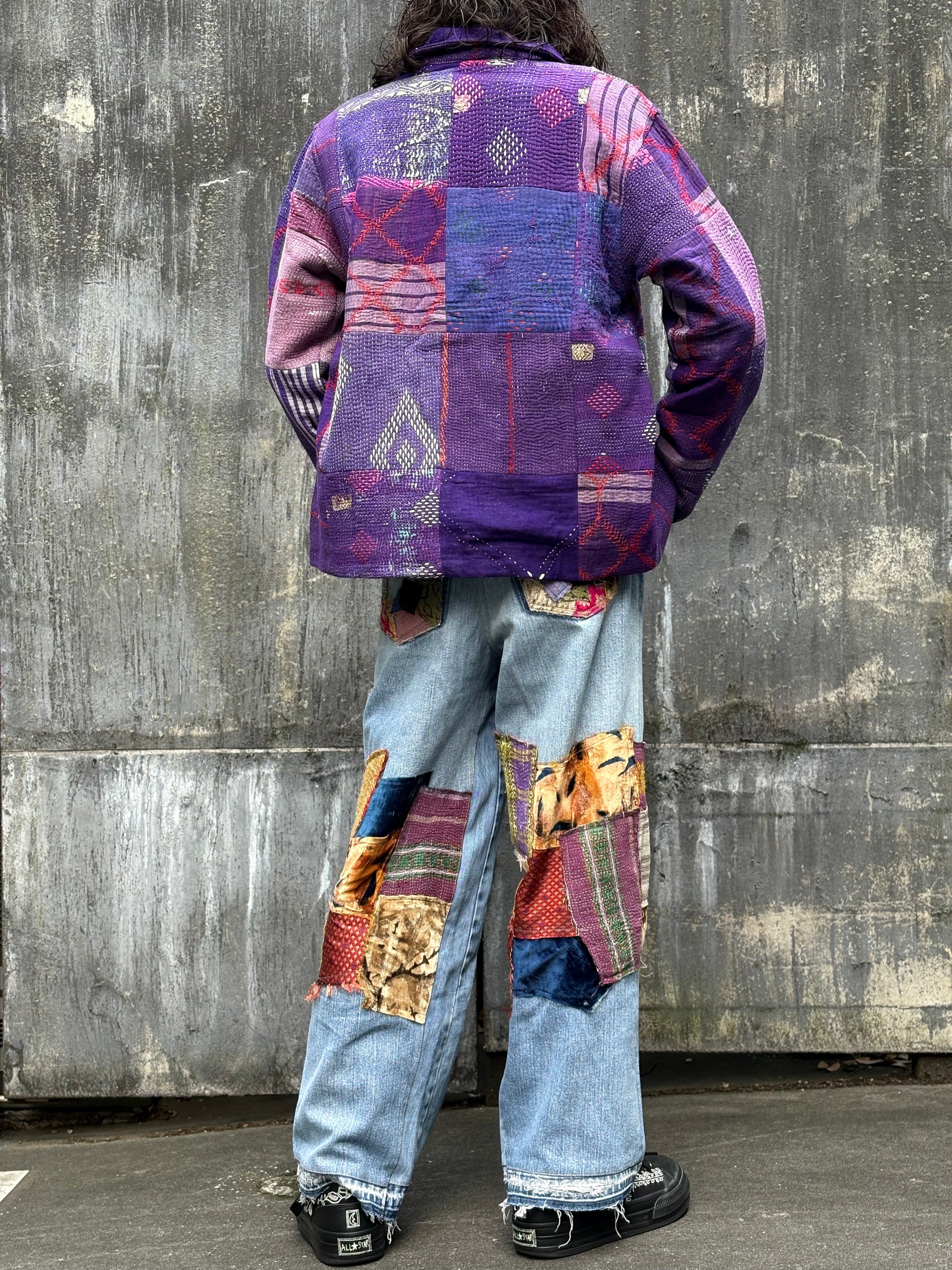 Vintage Kantha Patchwork Jacket | KARTIK RESEARCH – SHINYAKOZUKA