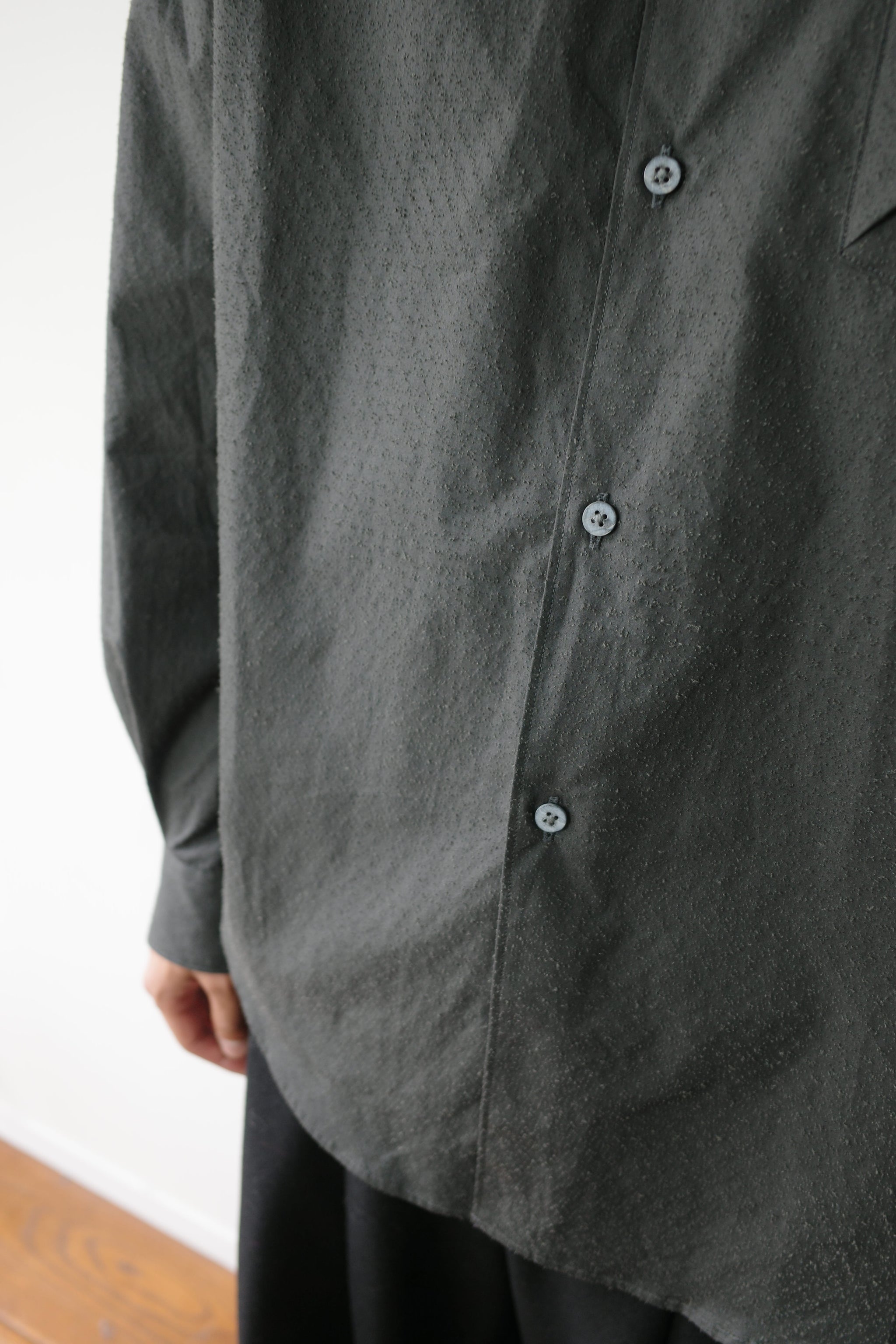 classic shirt with needle punch – SHINYAKOZUKA