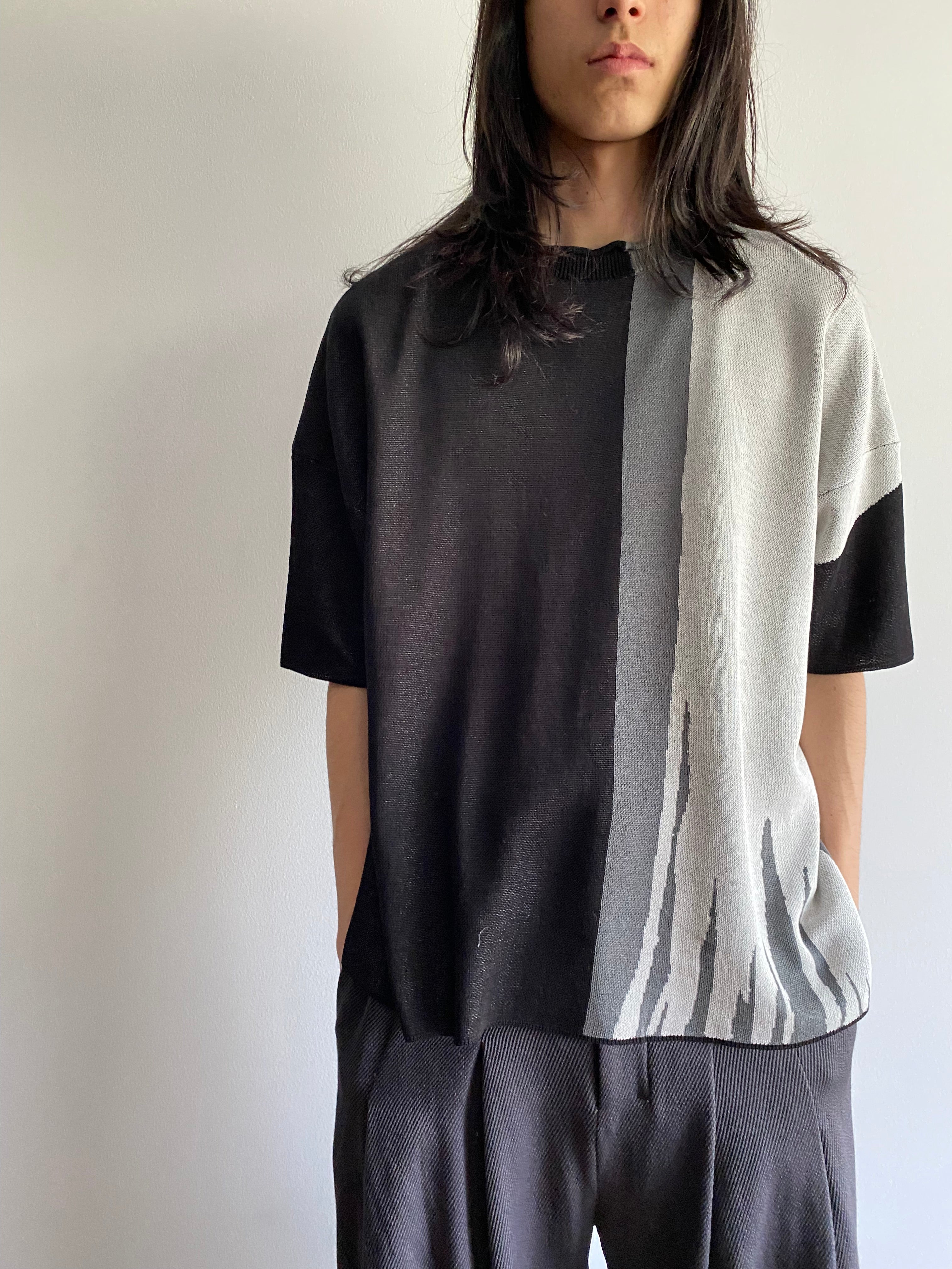 SHINYA KOZUKA /シンヤ コヅカ/ABSTRACT KNIT TEE/2201SK57 - ニット/セーター